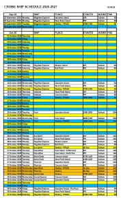 Cruise Schedule 2026/27 - V1